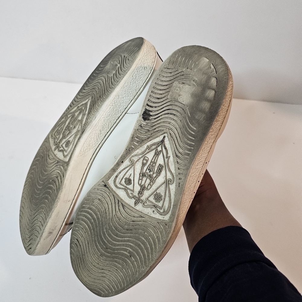 Gucci Ace Interlocking G Low Sneakers White Leather Womens Size US 9 UK 39 - Picture 7 of 16